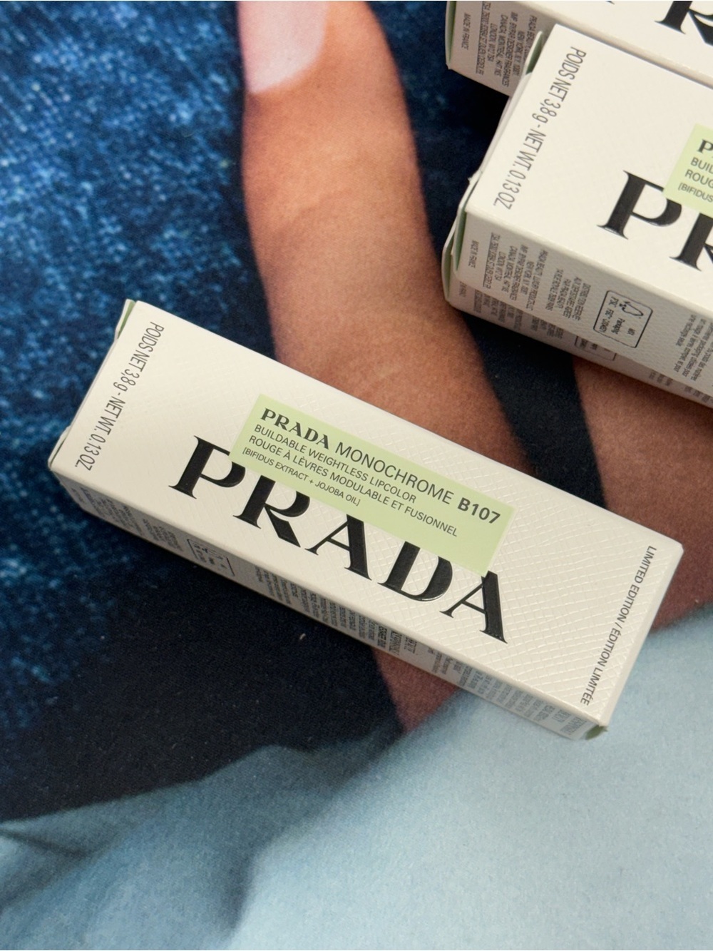 (new+tag) Prada Monochrome B107 Lipstick (Box) Prada Soft Matte Lipstick Series - Picture 3 of 5